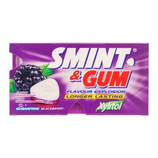 Smint & Gum Candy Gum, Blackberry, Sugar Free, 14.2g