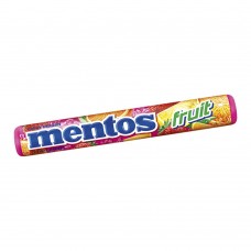 Mentos Chewy Dragees, Fruit, Roll,37.5g