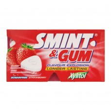 Smint & Gum Candy Gum, Strawberry, Sugar Free, 14.2g