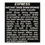 Kiwi Express Instant Shoe Shine Sponge, For All Colours