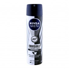 Nivea Men 48H Invisible Original Deodorant Spray, For Black & White, 150ml
