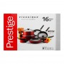 Prestige Classique Non Stick Cooking Set, 16 Pieces, 21234