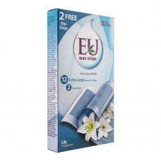 EU Lily Fragrance Wax Strips, Arms, Legs And Body, For All Skin Types, 10+2 Pack