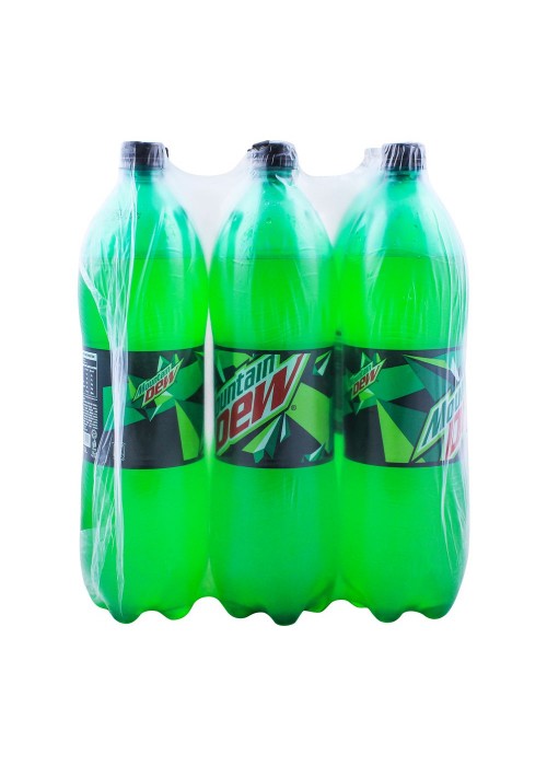 Mountain Dew 1.5 Liters, 6 Pieces