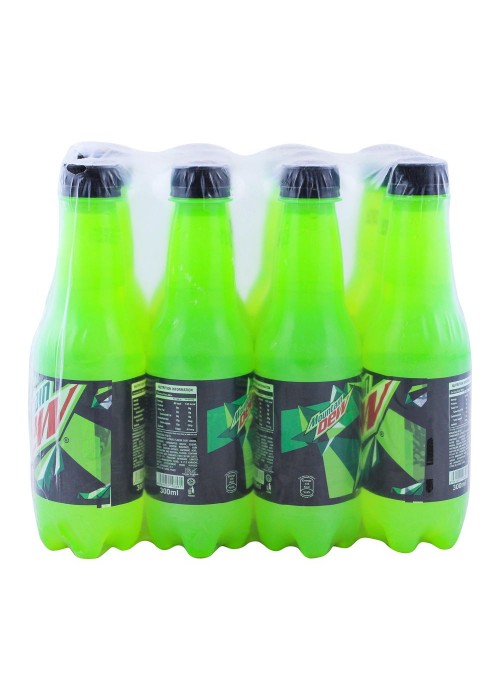 Mountain Dew Pet Bottle 300ml, 12 Pieces