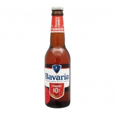 Bavaria Strawberry Flavour Malt Drink, Bottle, 330ml