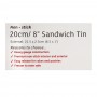 Prestige Non-Stick Sandwich Pan 20cm/8 inches - 57131