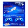 Tampax Pocket Pearl Regular Unscented Compact Tampons 18-Pack