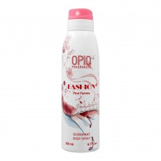 Opio Fashion Deodorant Body Spray, For Women, 200ml