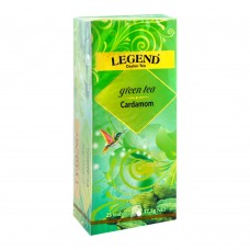 Legend Ceylon Green Tea, Cardamom, 25 Tea Bags