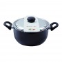 Ballarini Casserole Non-Stick Sauce Pan With Steel Lid, 22cm, 8.5 Inches