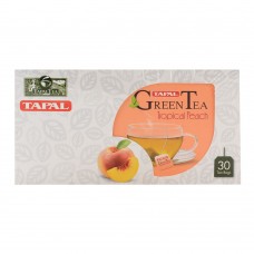 Tapal Tropical Peach Green Tea Bags 30-Pack