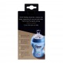 Tommee Tippee 0m+ Slow Flow Decorated Feeding Bottle 260ml (Blue) - 422570/38