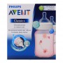 Avent Classic+ Feeding Bottle 2-Pack 1m+ 260ml (Girls/Flowers) - SCF573/21