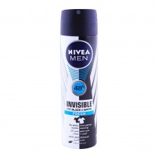 Nivea Men 48H Invisible Deodorant Spray, For Black & White, 150ml