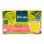Dilmah Pure Ceylon Green Tea, With Ginger, 20 Tea Bags