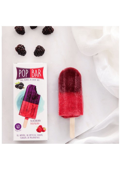 Wholesome Foods Pop Bar, Blackberry Raspberry, 80g