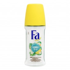 Fa 48H Protection Hawaii Love Pineapple Frangipani Scent Roll-On Deodorant, For Women, 50ml
