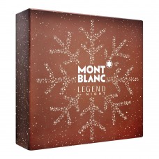 Mont Blanc Legend Night Pour Homme Perfume Set, EDP 100ml + After Shave + All-Over Shower Gel