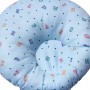Angels Kiss Round Baby Pillow, Green
