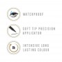 Max Factor Color X-Pert Waterproof Eyeliner, 00 Metallic White