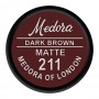 Medora Matte Lipstick, 211, Dark Brown