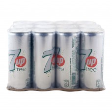 7UP Free Can (Local) 250ml, 12 Pieces