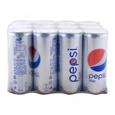 Pepsi Diet Can (Local) 250ml, 12 Pieces