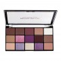 Makeup Revolution Reloaded Eyeshadow Palette, Visionary, 15-Pack