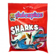 Dulceplus Sharks Jelly, Gluten Free, Pouch, 100g