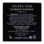 Golden Rose Eyebrow Powder, Vitamin E, No Paraben Added, 107
