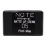 J. Note Mineral Matte Lip Cream, 05 Plum Wine, Paraben Free