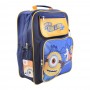 Minion Super Silly Fun Land Boys Backpack, Blue/Yellow, DE-33256