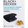 Black & Decker Interchangeable Multiplate Sandwich Maker & Grill, 1400W, TS-4080