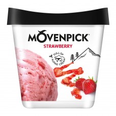Movenpick Strawberry Ice Cream, 500ml