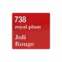 Clarins Paris Joli Rouge Moisturizing Long-Wearing Lipstick, 738 Royal Plum