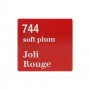 Clarins Paris Joli Rouge Moisturizing Long-Wearing Lipstick, 744 Soft Plum
