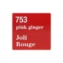 Clarins Paris Joli Rouge Moisturizing Long-Wearing Lipstick, 753 Pink Ginger