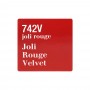 Clarins Paris Joli Rouge Velvet Matte & Moisturizing Long-Wearing Lipstick, 742V Joli Rouge