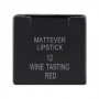 J. Note Mattever Lipstick, Long Lasting, 12 Wine Tasting Red