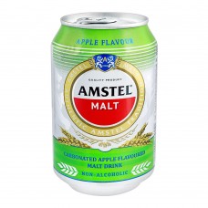 Amstel Malt, Apple Flavor, Non-Alcoholic, Can, 300ml