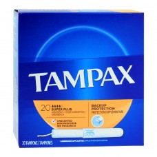 Tampax Backup Protection Super Plus Unscented Tampons, 20-Pack