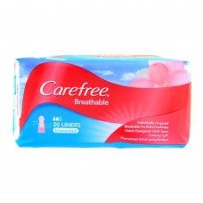 Carefree Breathable Liners, Unscented Pantyliners, 20-Pack
