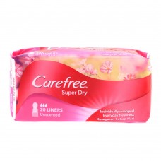 Carefree Super Dry Liners, Unscented Pantyliners, 20-Pack