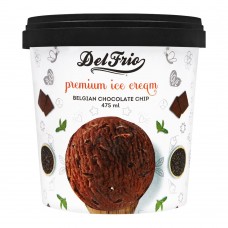 Delfrio Belgian Chocolate Chip Premium Ice Cream, 475ml