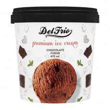 Delfrio Chocolate Fudge Premium Ice Cream, 475ml