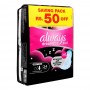 Always Dreamz 2-In-1 Maxi Thick Pads, Extra Long Night 24 Pads