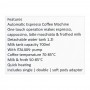 Alpina Coffee Espresso Machine, Red/Black, SF-2822