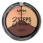 NYX 3 Steps To Sculpt Face Sculpting Palette, 03 Medium