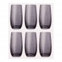 Pasabahce Linka Tumbler Glass Set, 6 Pieces, Grey, 420415-39
